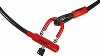 Trimax Locks - Trimax Locks TCU1572 Max-Dual Force Integrated U-Lock & Cable 72 in. L X 15mm