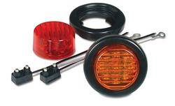 Custer Products - Custer CPL2-A 2 in. Round Amber LED Light - 10 Diode