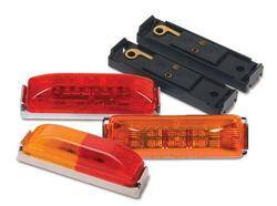 Custer Products - Custer CPL375-A 3.75 in. Amber LED Light - 4 Diode