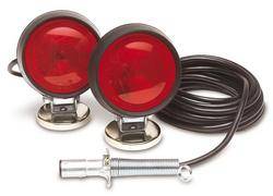 Custer Products - Custer HDTL30B HD Towing Lights - 30 ft. Cord - 4 Round Plug - 70# Round Magnets - Stock Box
