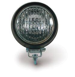 Custer Products - Custer S452 4 in. Lamp - 12V - 55W Halogen Rubber Housed Light - Flood Pattern