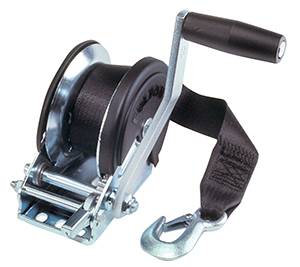 Fulton - Fulton T1500ZC101 Winch - 1500 lbs. - Single-Speed with 20 ft. Strap and Cover