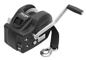 Fulton - Fulton XLT32ZB301 Winch - 3200 lbs. - 2-Speed with Heavy Duty 20 ft. Strap - Black Cover