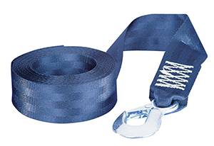 Fulton - Fulton WSP12 0200 Winch Strap with Hook and Loop - 2 in. X 12 ft.