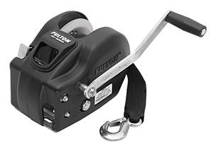 Fulton - Fulton XLT26ZB301 Winch - 2600 lbs. - 2-Speed with 20 ft. Strap - Black Cover