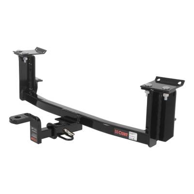 CURT - CURT Mfg 118233 Class 1 Hitch Trailer Hitch - Old-Style ballmount, pin & clip included.  Hitch ball sold separately.