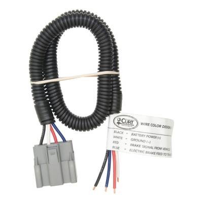 CURT - CURT Mfg 51435  Brake Control Harness, Packaged - OEM Connector with 2 FT wire