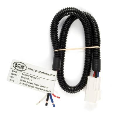 CURT - CURT Mfg 51361  Brake Control Wiring Harness Packaged - OEM connector with 2 FT wire