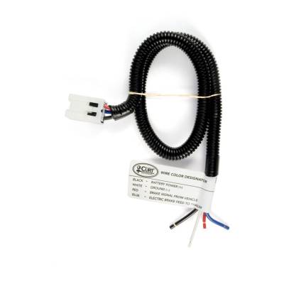 CURT - CURT Mfg 51381  Brake Control Harness, Packaged - OEM Connector with 2 FT wire