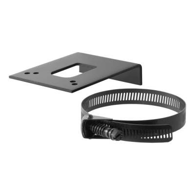 CURT - CURT Mfg 57204  Trailer Wire Connector Bracket - Short universal clamp-on mount for 4, 5 and 6-way socket brackets, packaged