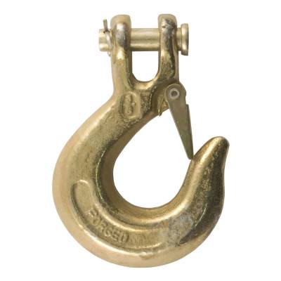 CURT - CURT Mfg 81560  Clevis Hook - 3/8 IN safety hook with latch