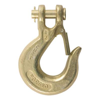 CURT - CURT Mfg 81910  Clevis Hook - 1/2 IN safety hook with latch