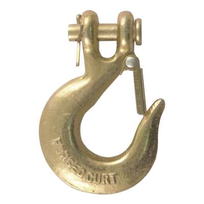 CURT - CURT Mfg 81940  Clevis Hook - 1/4 IN safety hook with latch