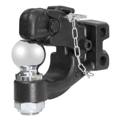 CURT - CURT Mfg 45919  Channel-Mount Forged Pintle and Ball - Channel-Mount Forged Pintle with 2 IN Ball