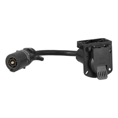 CURT - CURT Mfg 57003 Wiring LED Trailer Light Adapter - For use with Factory 7-Way