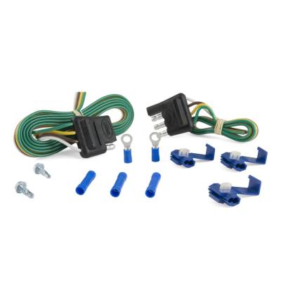 CURT - CURT Mfg 58305  48 Car End/12 Trailer End Kit - 4-way flat car end with 48 IN bonded wire