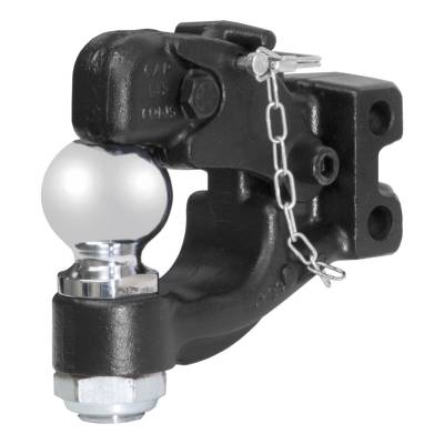 CURT - CURT Mfg 45920  Channel-Mount Forged Pintle and Ball - Channel-Mount Forged Pintle with 2-5/16 IN Ball