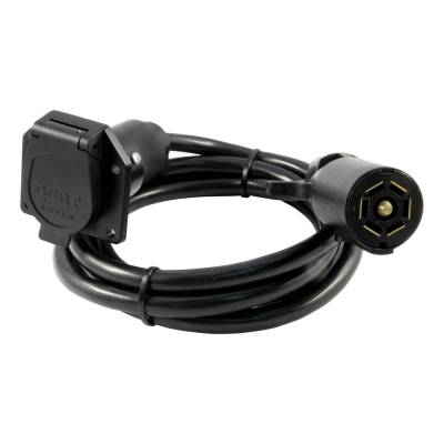 CURT - CURT Mfg 56080  5th Wheel/Goose Universal Extension - Routes existing 7-way plug at rear of vehicle into truck bed