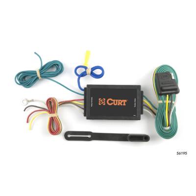 CURT - CURT Mfg 56195  Taillight Converter - Adapts vehicles with separate turn and stop lights (3-wire) to standard trailer light wiring (2-wire system)
