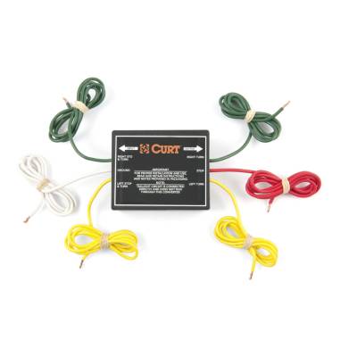 CURT - CURT Mfg 56196  Taillight Converter - Adapts vehicles with combined stop and turn light wiring (2-wire system) to separate turn and stop lights (3-wire)