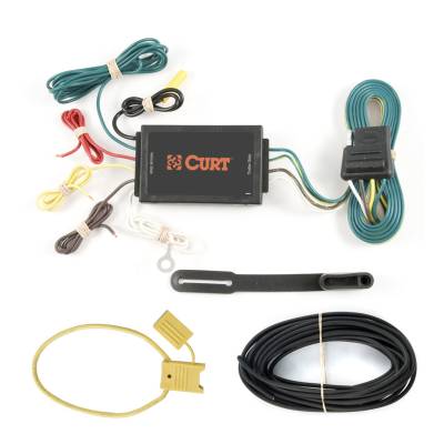 CURT - CURT Mfg 59146  Taillight Converter - Adapts vehicles with separate turn and stop lights (3-wire) to standard trailer light wiring (2-wire system)