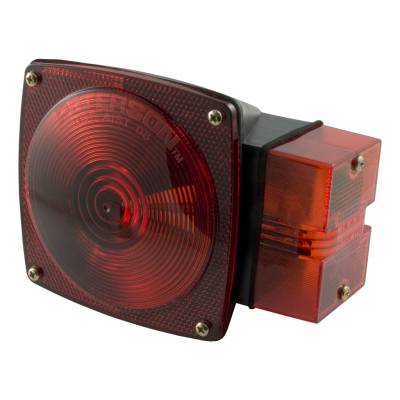 CURT - CURT Mfg 53452  Submersible Combination Light - Red color without license plate illumination, passenger side