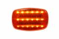 Custer HF18A-PHD Amber LED Light - Battery Powered - Magnetic - Heavy Duty Magnets - Clamshell