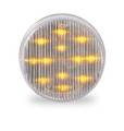 Custer CPL25CA-K 2.5 in. Round Amber LED Light -  13 Diode with Clear Lens Includes Grommet and Pigtail