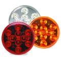Custer CPL4A-10 4 in. Round AMBER LED Stop/Tail/Turn Light - 10 Diode