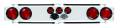 CUSTER LIGHTING PRODUCTS - LED Tow Light Bars & Cords - Custer Products - Custer WP48R 48 in. Long - Round Lights - 4 and 7 Pin Connection - White Light Bar
