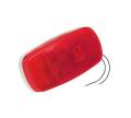 Bargman Side Marker Clearance Light LED #59 Red w/White Base