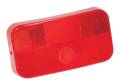 Bargman Replacement Part, Taillight Lens Red with License Bracket for #30-92-003 & 108