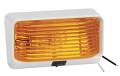 Bargman Porch Light #78 Amber with Ash White #5 Base & Switch