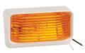 Bargman Porch Light #78 Amber Lens w/White Base