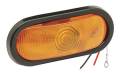 Bargman Taillight Sealed Amber Turn 6" Oblong with Grommet and 90 Degree Pigtail