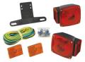 Bargman Taillight Kit w/25' Wire Harness, w/Rectangular Clearance/Side Marker Lights