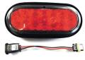 Bargman 6" Oval LED Tail Lamp w/Grommet and Plug, Horizontal Mount