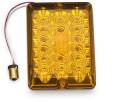 Bargman LED #84 Series Turn Light Lens Upgrade Module Amber w/Connector and Lens Screws