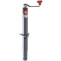 BULLDOG A-Frame Jack, Topwind, 15" Travel, 8.4" Bracket to Ground Retracted, Weld-On/Bolt-On, 2,000 lbs. Lift Capacity