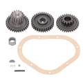 BULLDOG Replacement Part, 2-Speed 12K  Jack Gear Assembly Includes: Grooved Pin (1), Spring (1), Chrome Steel Ball (1), Spur Gear 29T, Intermediate Spur Gear (1), Input Spur Gear 16T/29T (1), Woodruff Key (1) & 2-Speed Gearbox Gasket (1)
