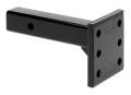 Draw-Tite Pintle Hook Receiver Mount, 2" Sq. Hollow Shank, 7-5/8" Length, 6,000 lbs. (GTW), 600 lbs. (TW), Black