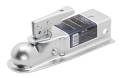 Fulton Coupler, Ball Size 2", 2-1/2" Tongue Mount Width, Straight Channel, Zinc Finish, Rating 3,500 lbs.