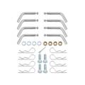 Reese Replacement Part, 20K & 22K Fifth Wheel Assy Hardware (Includes: (4) Plated Lockwashers 1/2", (4) Short Pull Pins, (4) Long Pull Pins, (4) Knurl Bolts 1/2"-13 x 1-1/2" GR5, (4) Hex Nuts 1/2"-13, (1) Cotter Pin 5/32" x 1" & (8) Spring Clip)