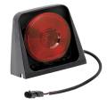 Wesbar Ag Light, Single w/Red/Black w/Brake Light Function, Includes 2-Way Weather Pack Shroud
