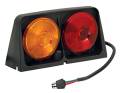 Wesbar Dual Ag Light w/Amber/Amber Red/Blank w/Brake Light Function, Includes Left Hand Molded Square 4 Plug