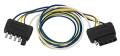 Wesbar 5-Flat Plug Loop 24" Long, Car & Trailer End Wiring Harness
