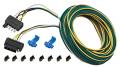 Wesbar 5-Flat Trailer End Connector, 25' Wishbone Harness Kit w/Hardware, 4' Ground, 5' Auxiliary, 6' Car End, 6' Ground, 6' Auxiliary