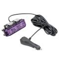 Wesbar LED Strobe Light w/13' Coiled Cord & Magnetic Base - Purple