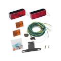 Wesbar Incandescent Trailer Light Kit w/25' Harness, Waterproof Low-Profile Wrap-Around Over 80"