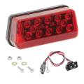 Wesbar LED Waterproof Over 80" Wrap-Around Taillights, 8-Function Taillight, Left/Roadside, LED Wrap-Around